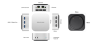 SOAYAN Intel N150 Mini PC 12GB LPDDR5 Windows 11 Pro Entry-Level Home Office Desktop Computer