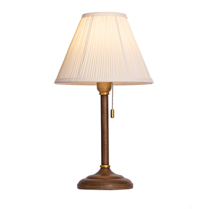 French Retro Table Lamp E27 Led <b>Push</b> <b>Button</b> <b>Switch</b> Eye Caring Bedroom Study Desk Light Decorative Atmosphere Style - Product Image 5