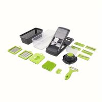 Multifunctionele Groentesnijder 16 In 1 Handheld Fruitsnijmachine Shredder Keuken Groentesnijder Aardappelsnijder Shredder Molen