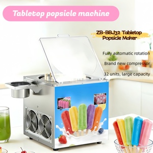 Ensemble combiné de machine à emballer les sucettes glacées et de machine à fabriquer des glaces à la crème à haute efficacité - Product Image 4