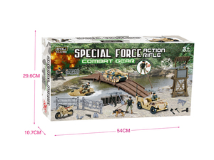 ขายร้อนพิเศษ Force/<span class=keywords><strong>ทหาร</strong></span>ฐาน Sentinel Army ชุดของเล่น Patrol รถบรรทุกรถบรรทุกของเล่น - Product Image 2
