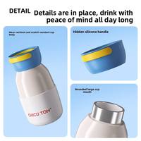 Gourde isotherme de poche 280 ml sans BPA, avec revêtement céramique, anti-fuite, mini bouteille d'eau portable, logo personnalisé, vente en gros