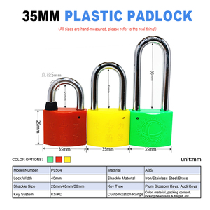 Thép không gỉ dùng một lần ổ khóa an ninh con dấu trailers ổ khóa với chuỗi nhựa bảo vệ con dấu - Product Image 3