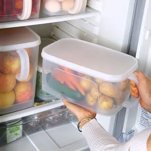 पॉलीप्रोपाइलीन घरेलू फ्रिज सील भोजन ताजी सब्जी आयोजक पीपी प्लास्टिक खाद्य फल भंडारण बॉक्स