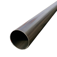 Tube rond en acier à faible teneur en carbone ERW Q195 de 50-400 mm de diamètre extérieur x 1,0-4 mm, très bien coté, pour système de ventilation HVAC et conduits d'air.