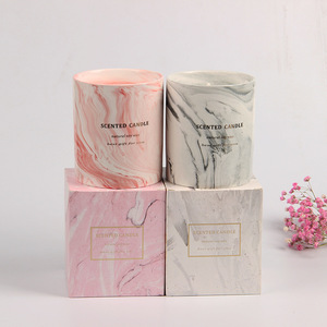 Vela Aromática Nórdica Exquisita con Patrón de Mármol, en Frasco de Cerámica, Hecha a Mano, Ecológica, con Cera de Soja, para el Hogar Moderno, Fragancia para el Hogar, Aromaterapia, Acción de Gracias - Product Image 6