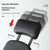 Banc de musculation pliable multifonctionnel en acier allié avec support pour haltères et barres, équipement de fitness pour usage domestique YR-186