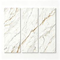 Carreaux Blancs Moyens Effet Brique Murale, Surface Imperméable, Écologiques, Style Moderne pour Chambre, Couloir, Salon, OEM/ODM