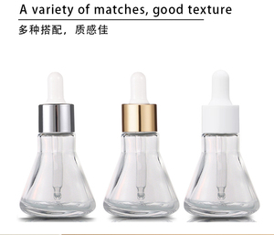 Bán sỉ 15ml 30ml đen nhựa đầu ống nhỏ giọt + trong suốt hình nón chai thủy tinh erlenmeyer chai - Product Image 4