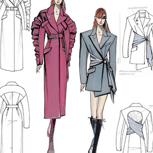 Abito da sera da donna personalizzabile, alla moda, con scollo all'americana, in lurex, tinta unita, lungo fino al pavimento, in organza e raso, di design, per feste estive - Product Image 6