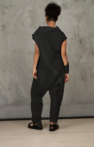 Mono de lino y algodón 100% para mujer, nuevo diseño africano, vestido largo con cinturón medio, la mejor calidad para el verano - Product Image 4