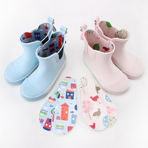 Bottes de pluie en caoutchouc sur mesure pour garçons et filles, antidérapantes, chaussures <span class=keywords><strong>d</strong></span>'<span class=keywords><strong>eau</strong></span> pour bébés et chaussures en caoutchouc quatre saisons OEM - Product Image 2