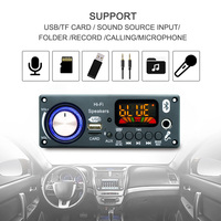 Modul Dekoder Audio Pemutar MP3 Bluetooth TWS 12V dengan Fungsi Mikrofon untuk Panggilan dan Rekaman