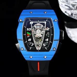 Luxury Men's Teardrop Case Tourbillon <b>Watch</b> 40-01 Automatic Mechanical Sport Wristwatch High-End Designer <b>Watch</b> - Product Image 1