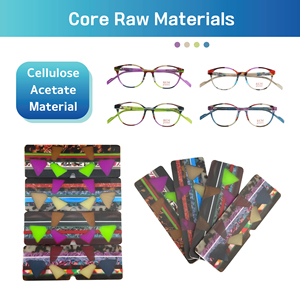 Montures de lunettes rondes multicolores <span class=keywords><strong>BEM</strong></span> Fashion, matériau en acétate de qualité supérieure, personnalisables, unisexes, montures de lunettes optiques XY-213 - Product Image 5