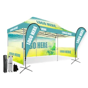 3 x 6 m Outdoor event pop up trade show market craft show custom aluminium exhibition tents