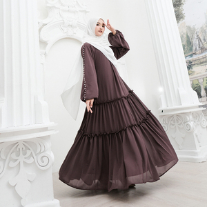 Vente chaude Longue Mexi Plus Size Musulman Vêtements Femmes Abaya Robe - Product Image 5