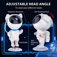 Projecteur d'étoiles, lampe astronaute en plastique à commande par application, alimentée par USB, contrôle électronique/mécanique pour hôtel