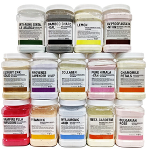 Harga Produsen Masker Wajah Hidrogel Multi-Warna 300g Bubuk Jelly Kristal Pemutih Masker Jelly Bernutrisi - Product Image 1