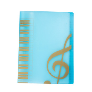 A4 sáng tạo 40 trang nhiều lớp nhạc điểm thư mục đầy màu sắc ghi chú phong cách piano nhân viên cuốn sách da nhựa Sản phẩm nộp hồ sơ - Product Image 6