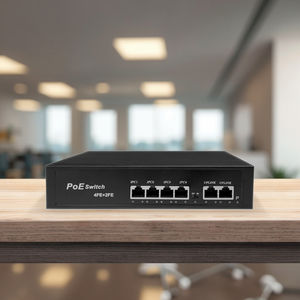 Commutateur PoE 10/100M du fabricant d'usine, 4-8-16-24 ports, extension 250m, fonction QoS, port <span class=keywords><strong>console</strong></span> RJ45, communication Ethernet - Product Image 1