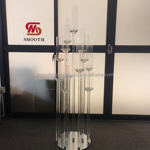 เชิงเทียนคริสตัล12แขนเรียบสำหรับงานเลี้ยงวันเกิดงานเลี้ยงวันเกิด - Product Image 5