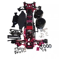 Kit de châssis et jantes D5 MR 1/10 pour voiture de drift 2WD sur route - Kit de mise à niveau