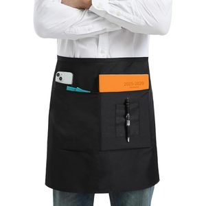 Delantal de Cintura Unisex FOXA para Bistro, 27X18, de Algodón, para Camareros, Uso en Restaurantes y Bares - Product Image 1