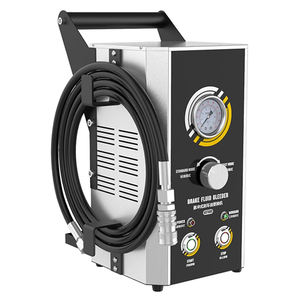 Kit de purge de frein automatique professionnel 100V-240V dispositif de purge de frein électrique avec 7 pièces adaptateur de maître-cylindre outils de véhicule - Product Image 1