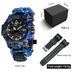 DFS10 Caqui Verde Camuflaje Vert Verde Negro Desierto Al Aire Libre 30ATM Relojes tácticos impermeables Resistente Durable Rescate Hombres Herramientas - Product Image 2