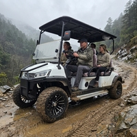 Nouvelle Voiturette de Golf Électrique LSV 6 Places Homologuée Route 2026, Batterie Lithium 60V, Buggy Rehaussé, Certifiée DOT CE, Freins à Disque Avant