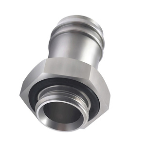Adaptateur de tuyau droit 1/2 " Barb vers G1/4 BSPP, raccord de ligne de fluide usiné CNC avec joint torique pour système de fluide automobile - Product Image 5