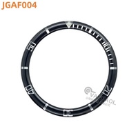 JGAF JGAG 38mm * 31.5mm plat résine alliage d'aluminium lunette fit skx007 009 lunette insert remplacement montre accessoires pièces