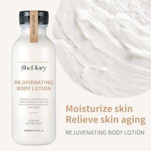 शीट 1000 मिलीलीटर शरीर लोशन प्राकृतिक शाकाहारी हाइलूरोनिक एसिड हाइड्रेशन त्वचा मॉइस्चराइजिंग एंटीऑक्सीडेंट प्रभाव - Product Image 2