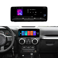 Pièces automobiles stéréo Aijia Factory pour JEEP Wrangler 2011-2014, écran tactile 12,3 pouces, panneau de commande, faisceau de câbles, Carplay