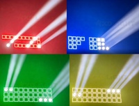 Luz Estroboscópica LED Multifunción de 400W para Discoteca, 30 LED Blancos de 10W, Efecto de Matriz de Haz de Luz, 600 LED RGB, Iluminación para Fiestas, DJ Móvil y Escenarios