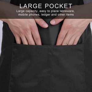 Tablier de cuisine professionnel personnalisé avec logo de marque, résistant à l'eau, pour événements, cadeaux culinaires en gros - Product Image 4