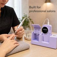 Nouvelle perceuse à ongles électrique sans fil rechargeable et étanche 2026, silencieuse et stérilisable, pour manucure et pédicure, idéale pour les ongles en acrylique et en gel.