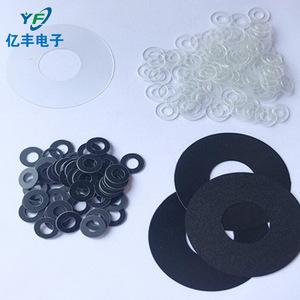 Yf Electronic Transparent Soft Pvc <b>Washer</b> Flat Plain Plastic Insulation Pad General Industry Use - Product Image 2