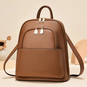 Mochila de Lujo para Mamá, Fabricada en Fábrica, Gran Capacidad, Nuevo Modelo para Mujeres de Mediana Edad, Mochila de Viaje de Cuero Suave, Varios Modelos - Product Image 1