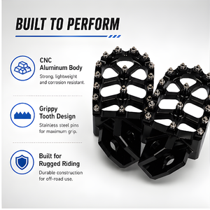 Reposapiés de Aluminio CNC para Motocicleta <span class=keywords><strong>YAMAHA</strong></span> YZ WR TTR <span class=keywords><strong>XT</strong></span> 80 90 110 <span class=keywords><strong>125</strong></span> 200 250 490 500, Accesorios para Pedales - Product Image 2