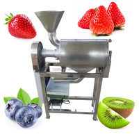 Machine à pulper les graines de figue de barbarie 1t/h, machine à pulper les kiwis et les raisins