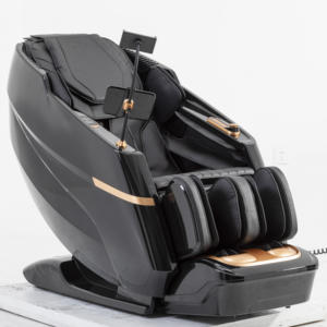 OEM Luxus-Leder Professioneller Ganzkörper-Shiatsu Dual-Core 3D Zero-Gravity Massagesessel mit KI-Sprachsteuerung und Herzfrequenztest - Product Image 2