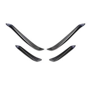 Kit de canards en carbone pour pare-chocs avant et grilles de brouillard W205 <span class=keywords><strong>C63</strong></span> pour Mercedes-Benz <span class=keywords><strong>AMG</strong></span> 2015-2021 - Product Image 1