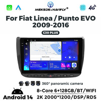 MEKEDE & NAVIFLY X SERIES Unité principale de voiture Android Navigation GPS Car-play 8 Core Wireless Car-play pour Fiat Doblo 2005-2021