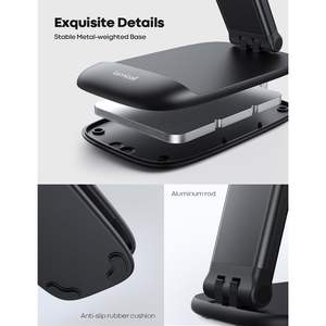 For Height Adjustable Desk Cell Phone <b>Stand</b> Portable Foldable Waterproof for 17 16 15 14 <b>iPad</b> <b>Mini</b> Nintendo Switch - Product Image 6