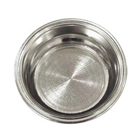 Illos — panier filtre de remplacement pour café, 58mm, portable, sans fond, en acier inoxydable, 2 tasses, panier avec filtre