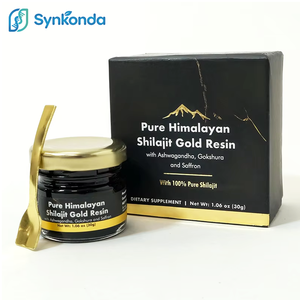 ชิลลาจิต 30 กรัม เรซิ่นสีทอง ผสมอัชวกันธา กอคชูรา หญ้าฝรั่น ชิลลาจิตแท้ 100% จากเทือกเขาหิมาลัย ผลิตภัณฑ์เสริมอาหาร บรรจุภัณฑ์ขั้นสูง - Product Image 1