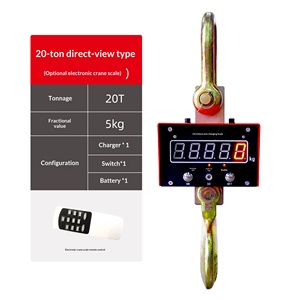Báscula Digital Inalámbrica para Grúa de 5t, 10t, 20t OCS para Uso Industrial Pesado, Báscula Colgante Remota con Pantalla LCD, OEM/ODM - Product Image 6