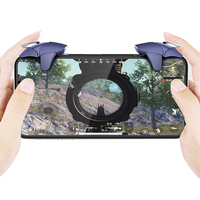 Gamepad kontroler, PUBG, Game Controller, Gamepad, Joystick L1 R1, pemicu logam, gratis tembakan, Gamepad untuk ponsel IOS, Android